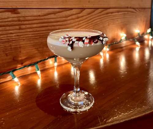 Peppermint mocha martini