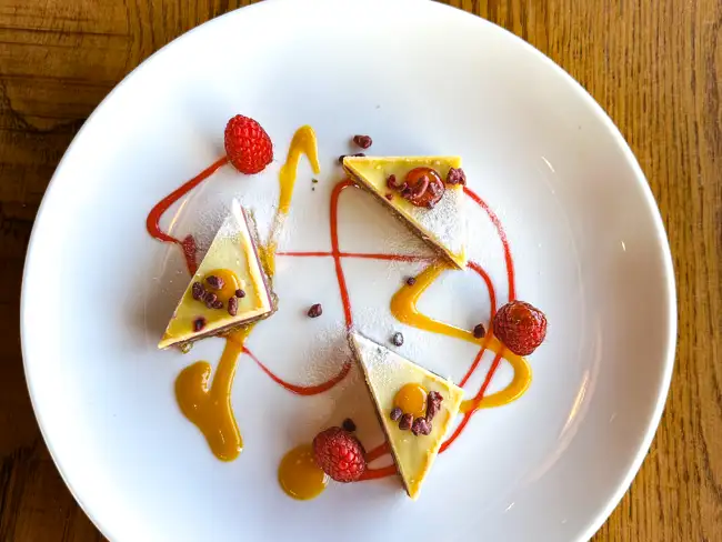 Raspberry Passion Fruit Raw Cake